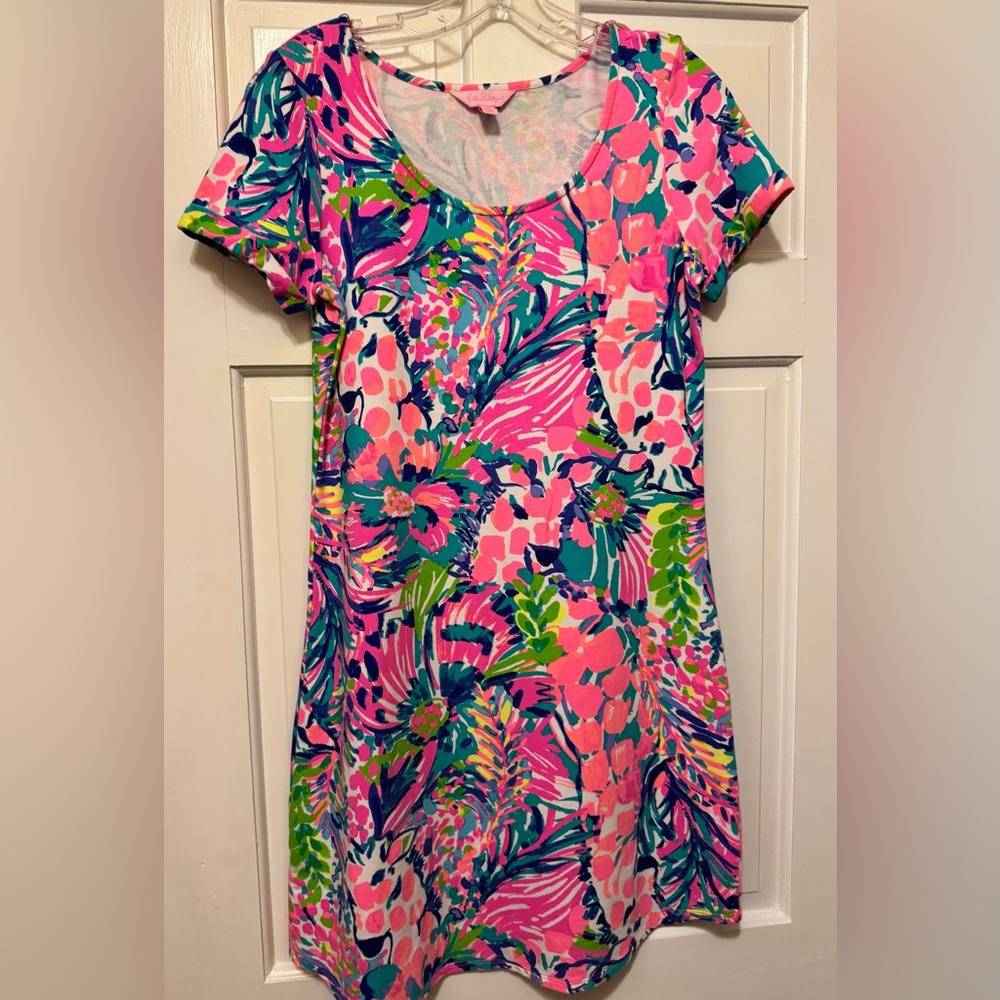 NWOT: New Lilly Pulitzer rare Gumbo Limbo Print dress.
